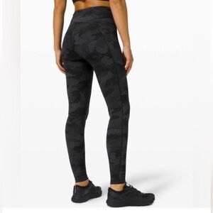 Lululemon Swift Speed High Rise Tight 31" Heritage 365 Camo Deep Coal Multi